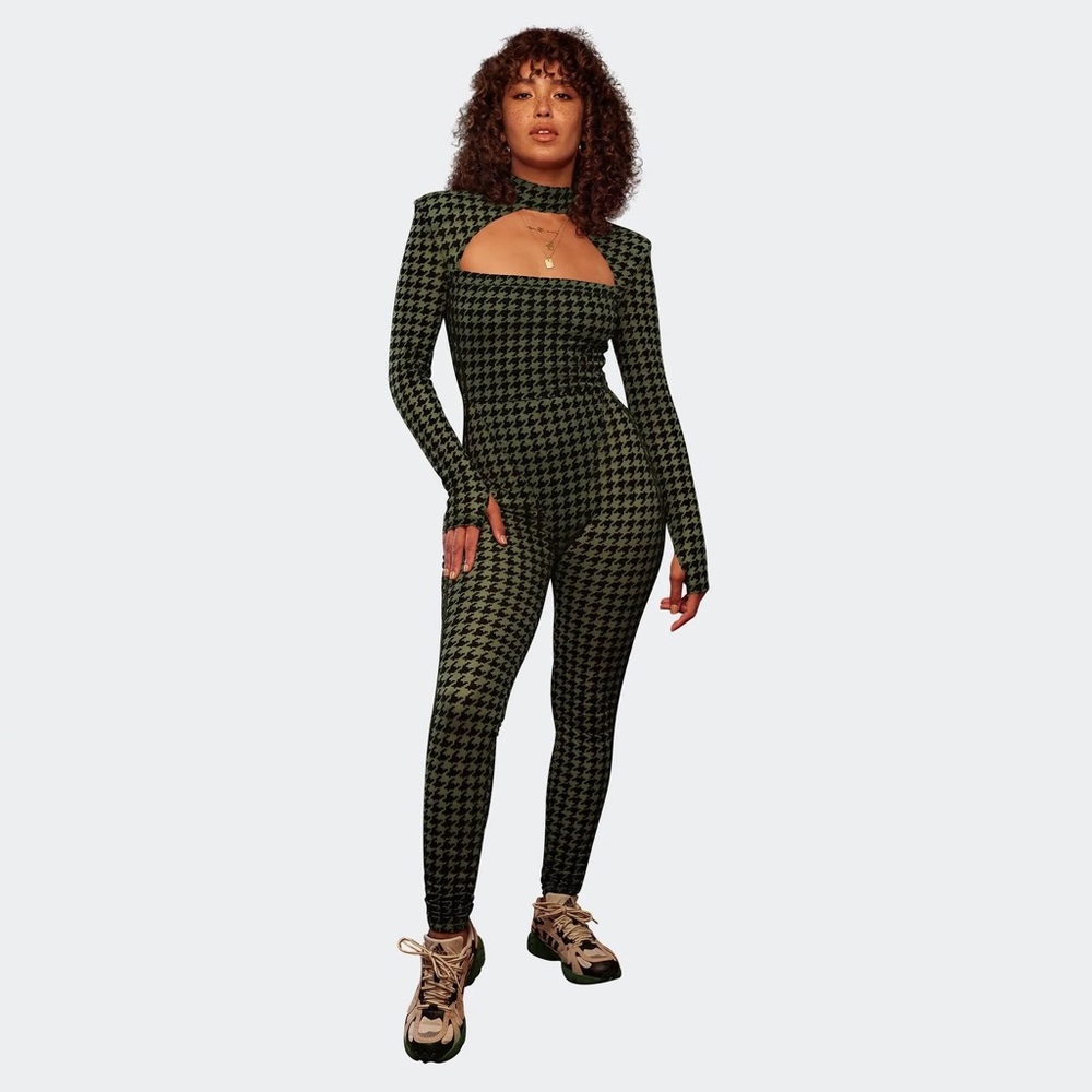 Halls of Ivy - Adidas x Ivy Park - Houndstooth Catsuit